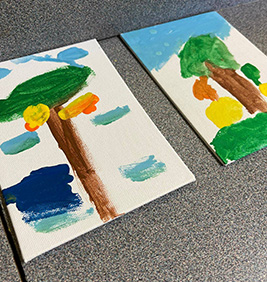 Tree paintings